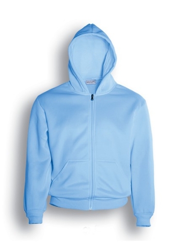 Picture of Bocini Adults Zip Front Fleece Hoodie